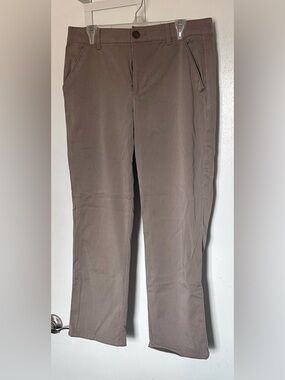 Democracy “Ab”solution Straight Leg Jeans, Taupe Brown
